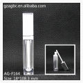 Transparent Quadrate Lip Gloss Tube With LED Light and Mirror AG-F164, AGPM Cosmetic Packaging , Custom Colors/Logo